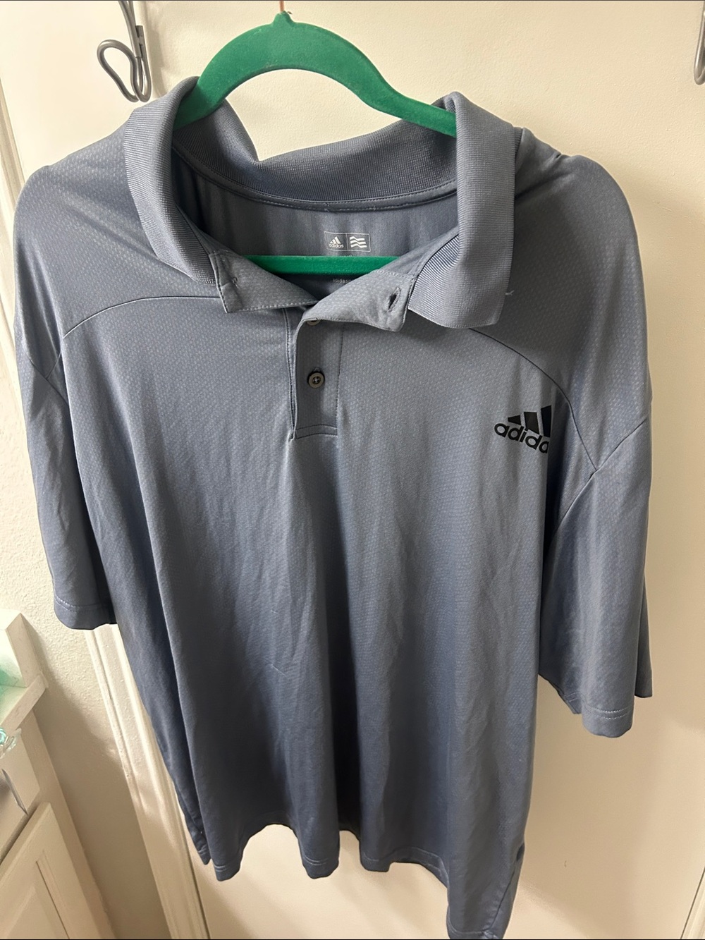 adidas Men’s Slate Blue Performance Polo - XXL